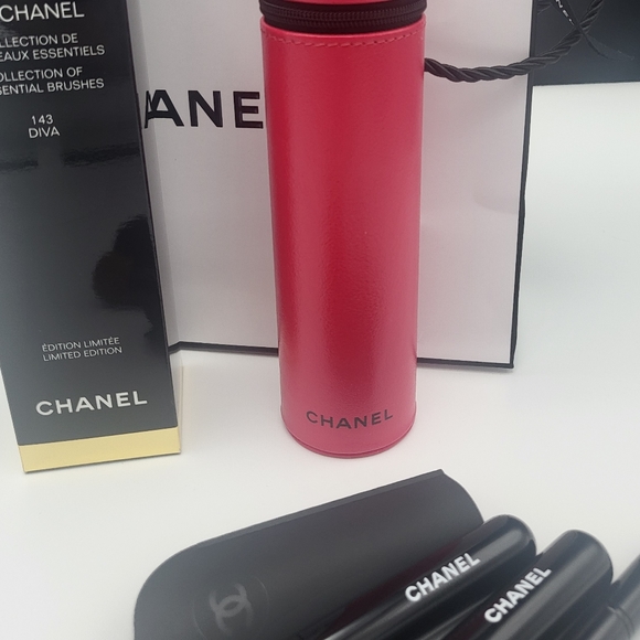 Chanel brush set Codes Couleur Diva color leather case - Picture 7 of 9